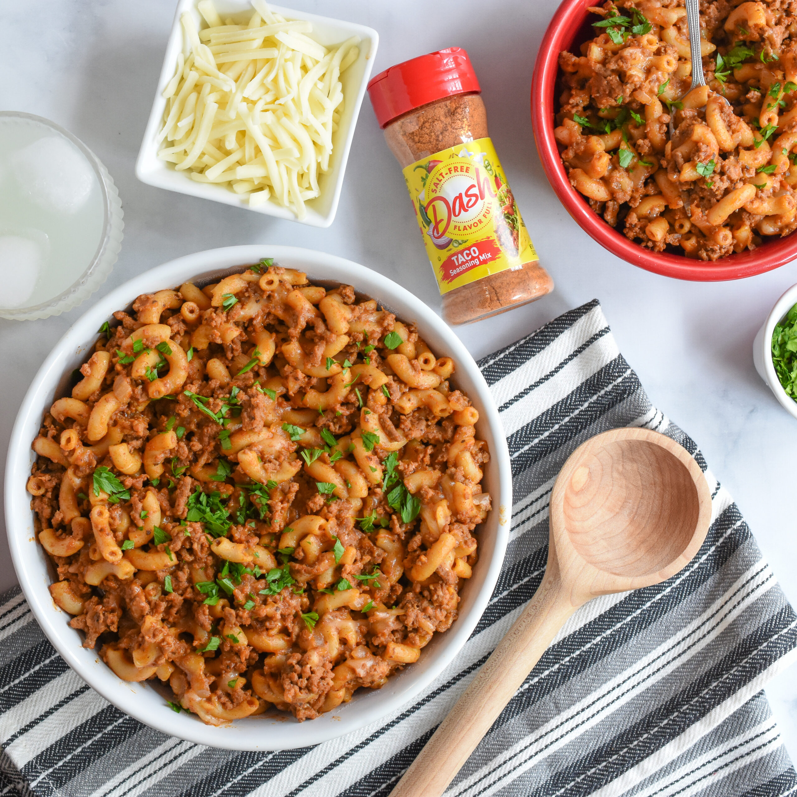 One Pot Taco Pasta Meal - Dash Salt-Free Products