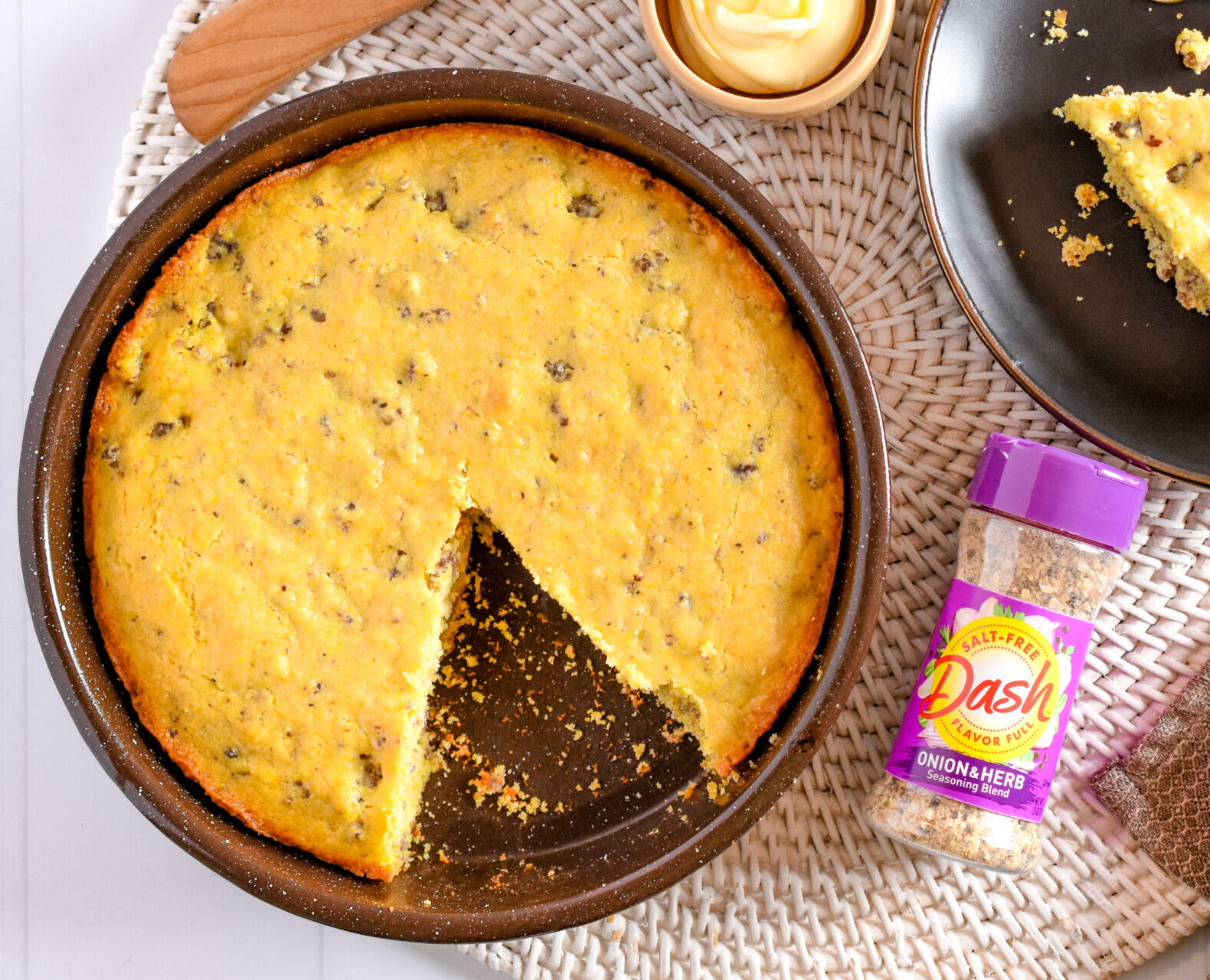 Sausage Corn bread - Dash Salt-Free Products