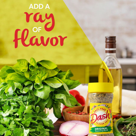 Add a ray of flavor dash