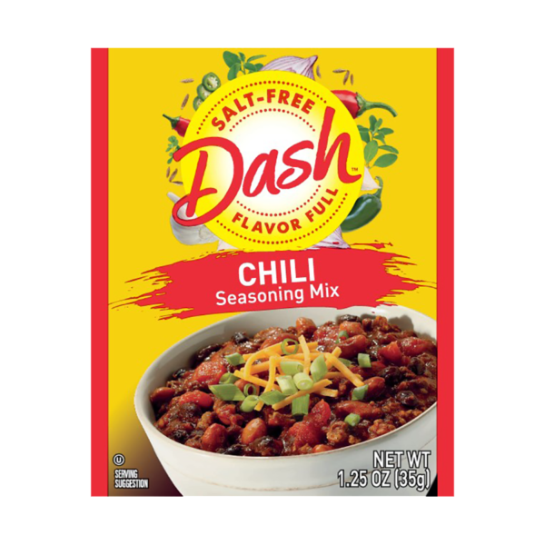 Chili Seasoning Mix by Dash for spicy flavoring!