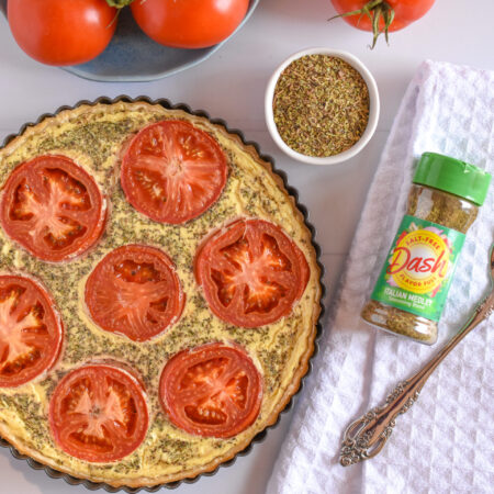Image of Cheesy Tomato Tart Recipe
