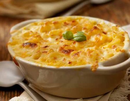 Image of Baked Macaroni and Cheese With Vegetables Recipe