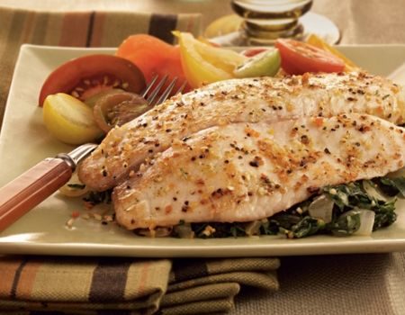 Image of Baked Tilapia With Garlic and Herb Oil