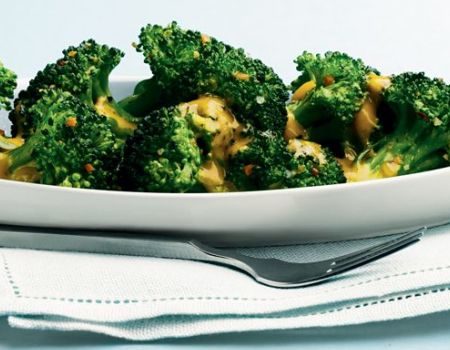 Image of Broccoli With Shaved Cheddar