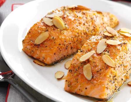 Image of Buttery Pepper Salmon Recipe