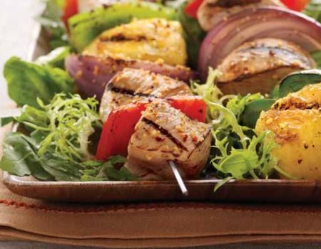 Image of Chicken Kabob Salad Recipe