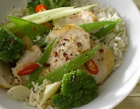 Image of Chicken Stir-Fry With Broccoli & Rice