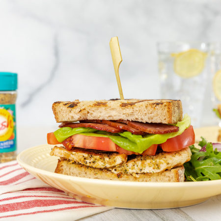 Image of Grilled Chicken BLT Sandwich Recipe