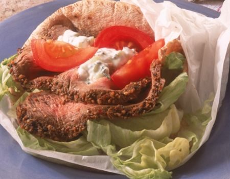 Image of Grilled Flank Steak Sandwich Recipe