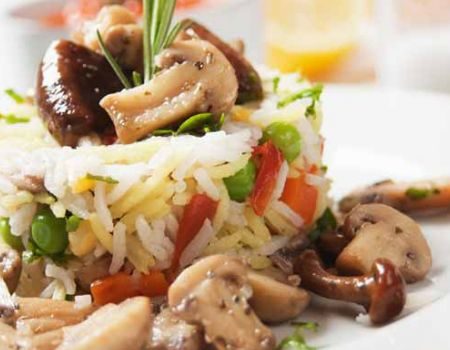Image of Risotto With Peas & Mushrooms