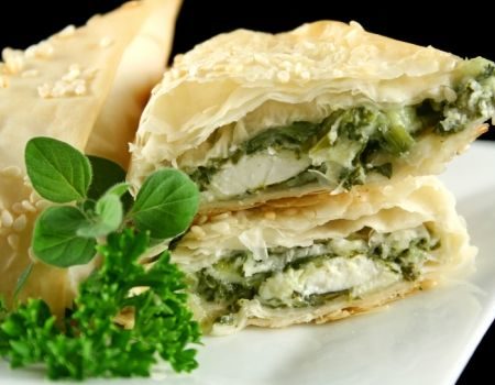 Image of Spicy Phyllo Triangles Recipe