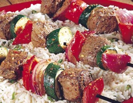 Image of Sweet & Sour Beef Kabobs Recipe