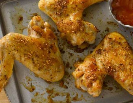 Image of Sweet & Spicy Roasted Chicken Wings Recipe