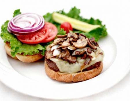 Image of Turkey & Mushroom Burger
