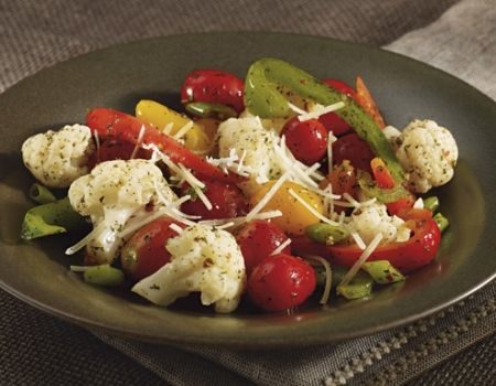Image of Vegetables With Peppers & Parmesan Recipe