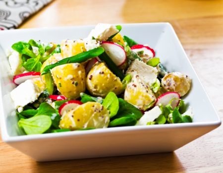 Image of Warm Potato & Green Bean Salad Recipe